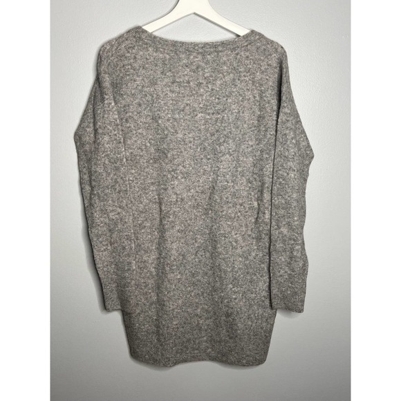 NWT Aritzia Community Dupont Long Sleeve Sweater Dress Heather Medium Gray Small - Picture 12 of 12